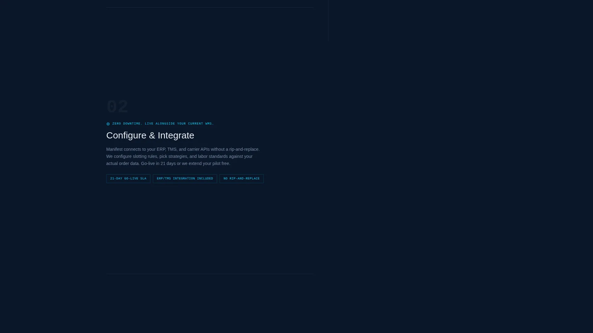 Warehouse Management System Landing Page Template