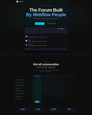 Dynamic Community | Free Website Template | Rocket