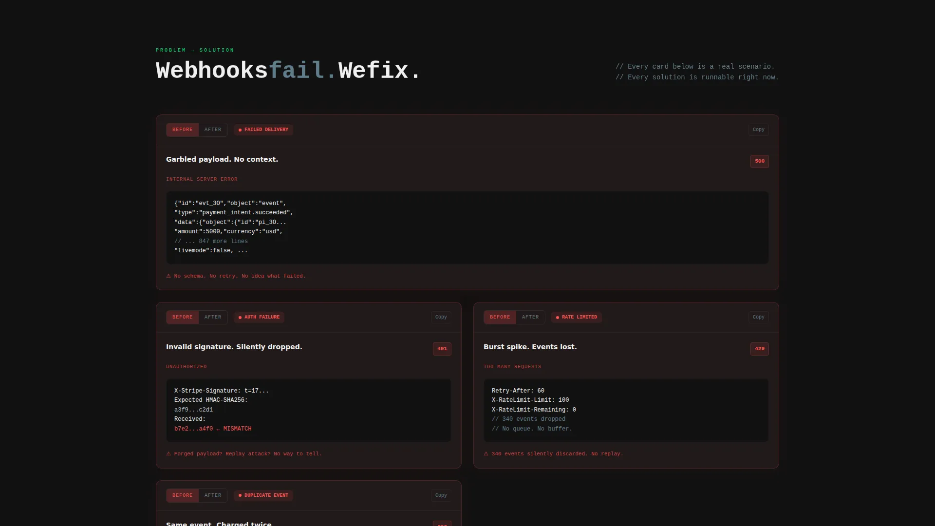 API Documentation Landing Page Template