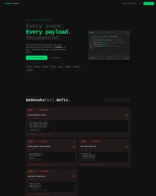 API Documentation Landing Page Template