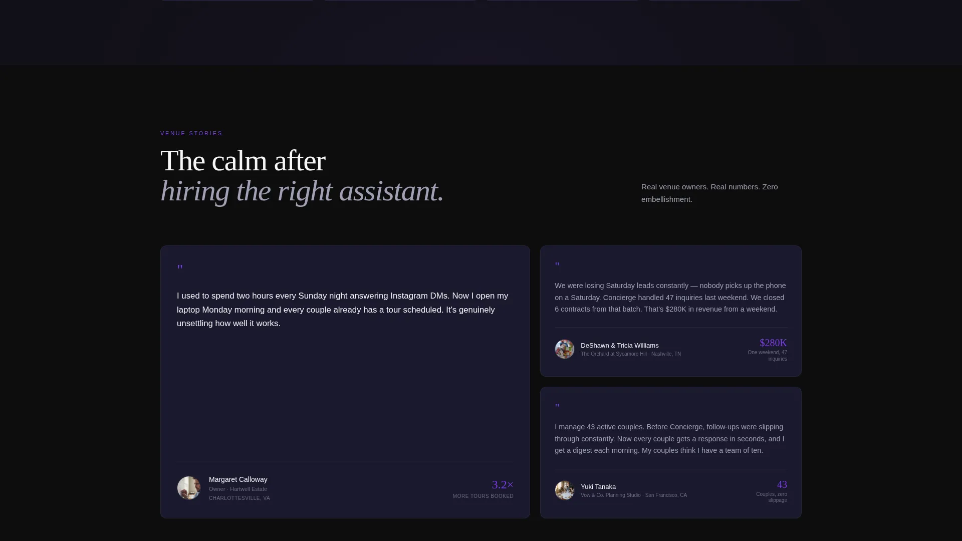 Wedding AI Customer Service Landing Page Template