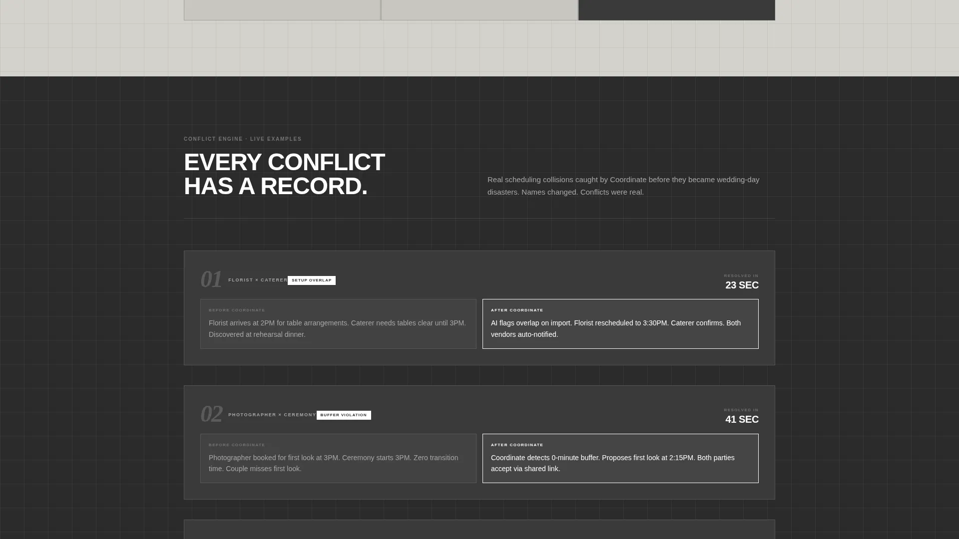 Wedding AI Scheduling Assistant Landing Page