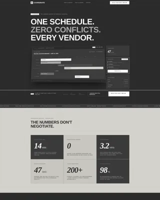 Wedding AI Scheduling Assistant Landing Page
