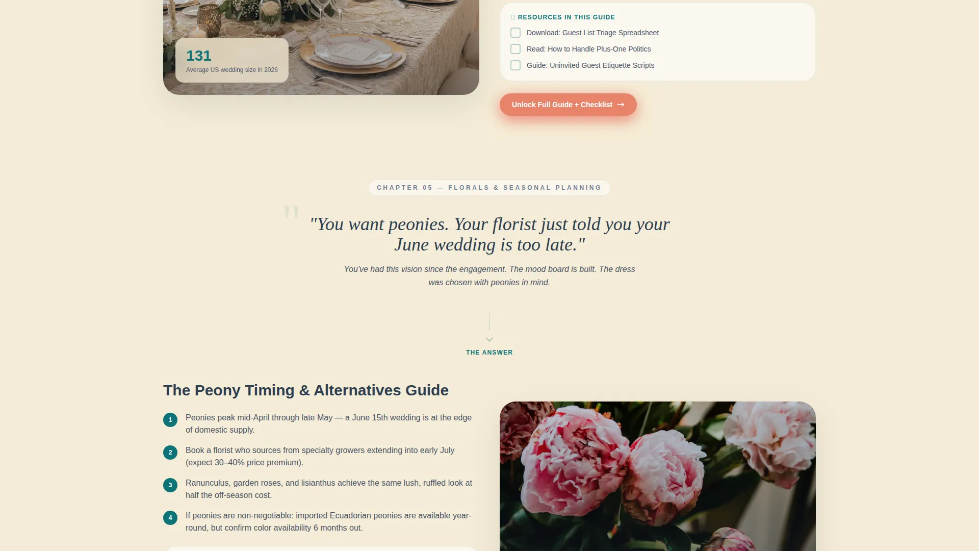 Elegant Wedding Knowledge Base Landing Page Template