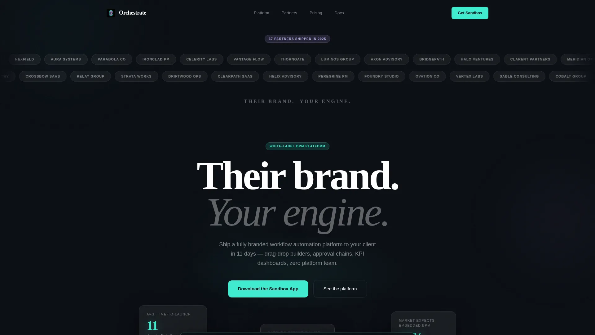 White-Label BPM Landing Page Template