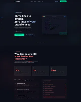White-Label CPQ Landing Page Template