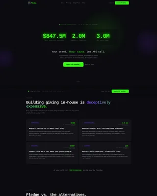 White-Label Donation Landing Page Template