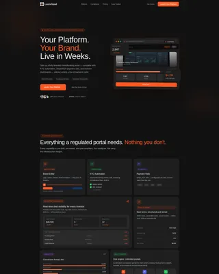 Crowdfunding Platform Landing Page Template