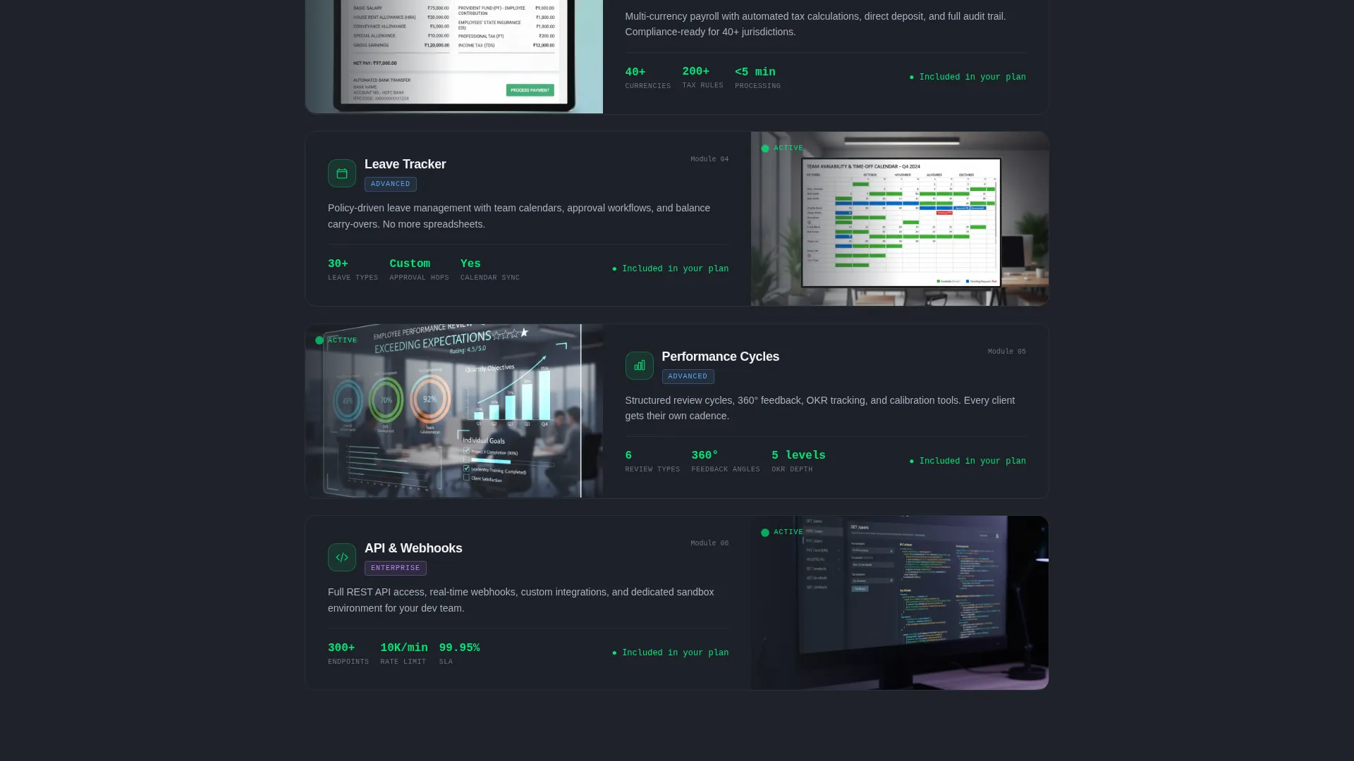 White-Label HRM Platform Landing Page Template