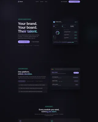 White-Label Job Board Platform Landing Page Template