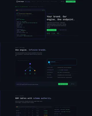 White-Label Landing Page Template, Electric Indigo