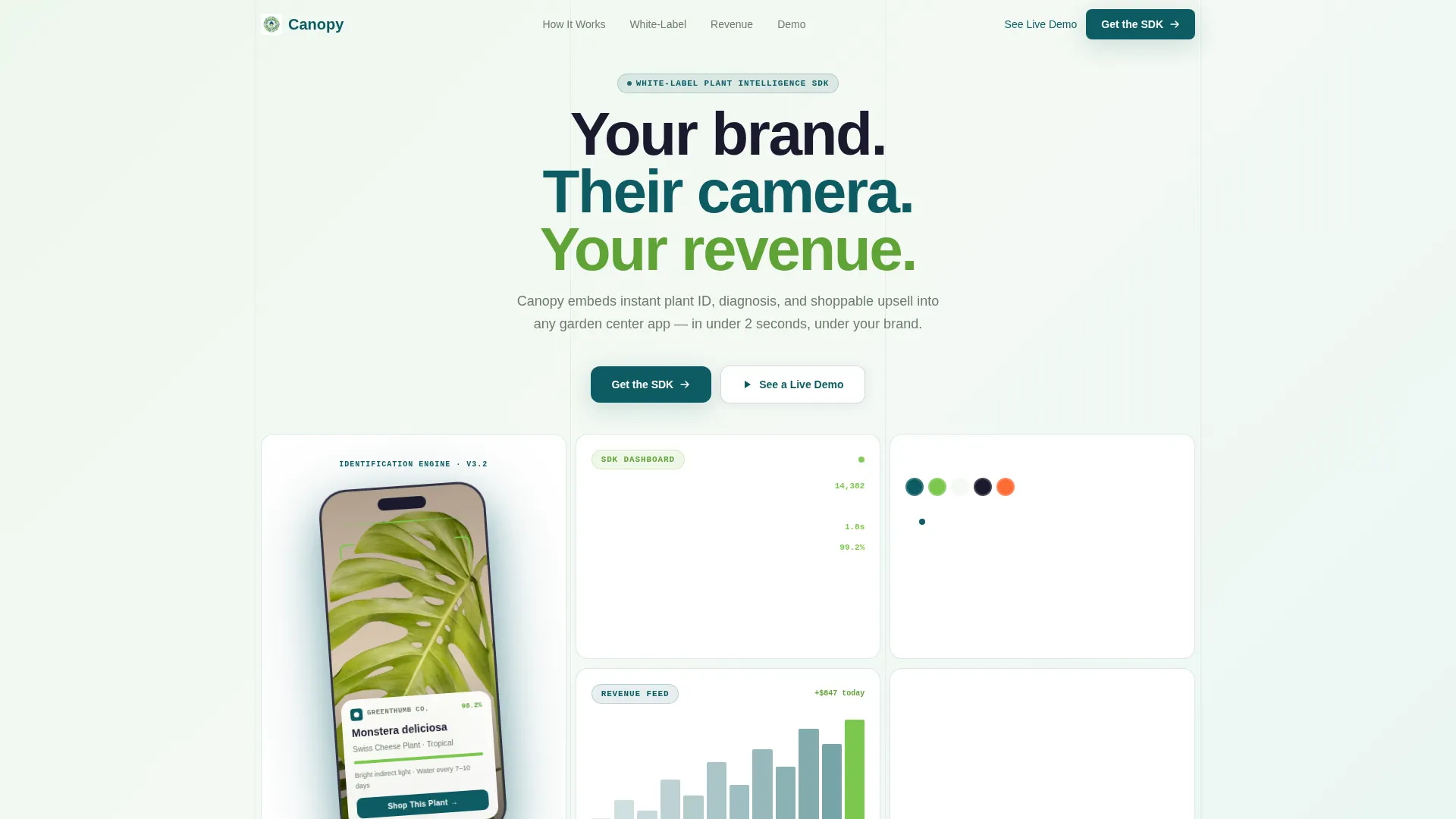 White-Label Plant ID App Landing Page Template