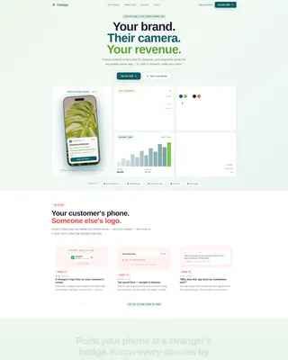 White-Label Plant ID App Landing Page Template