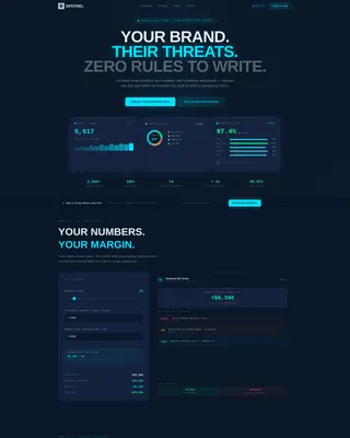 Premium SIEM Landing Page Template