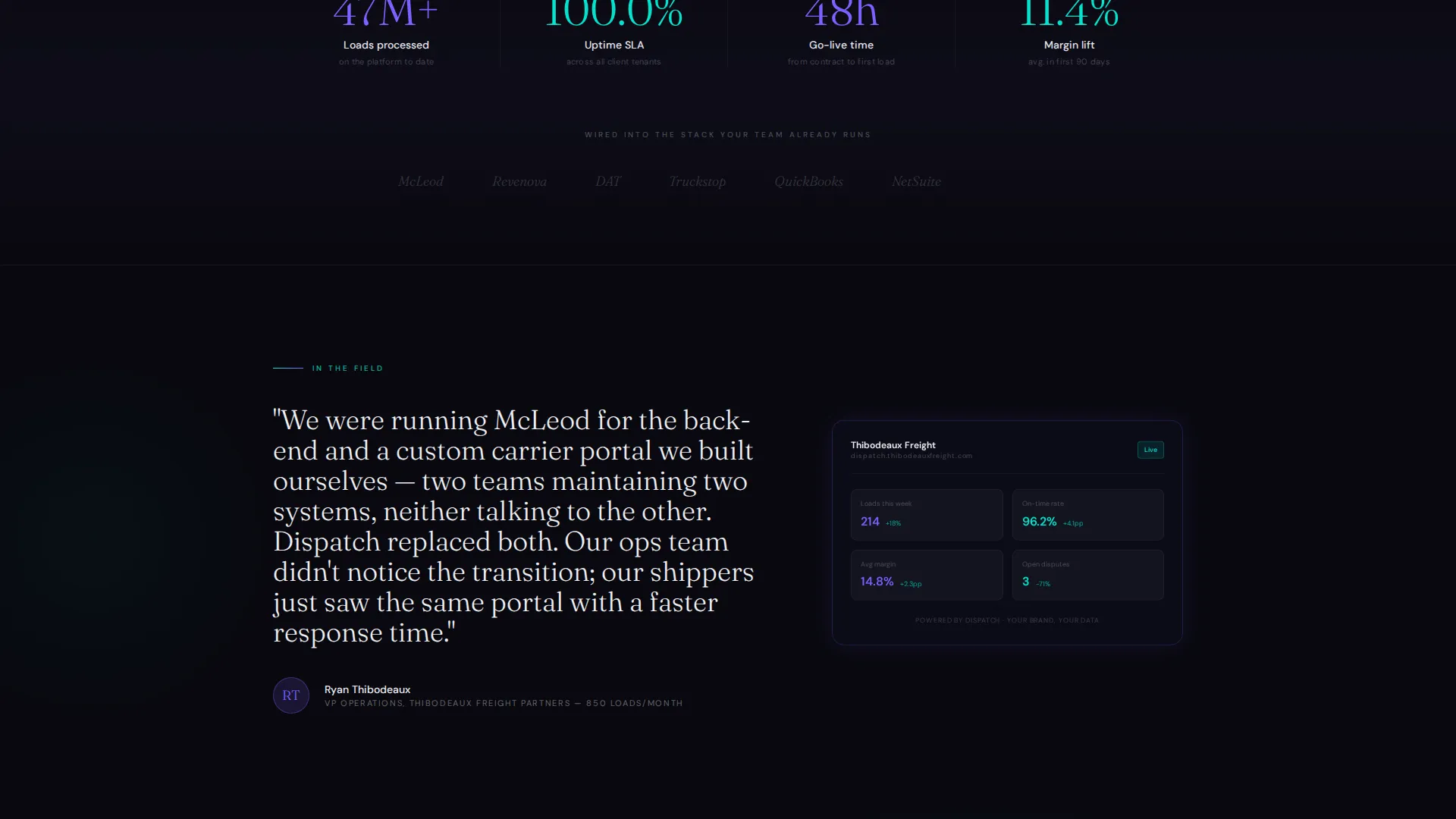 White-Label TMS Landing Page Template