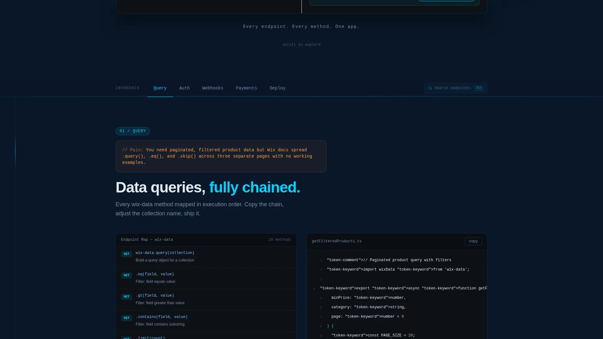 Powerful API | Free Website Template | Rocket