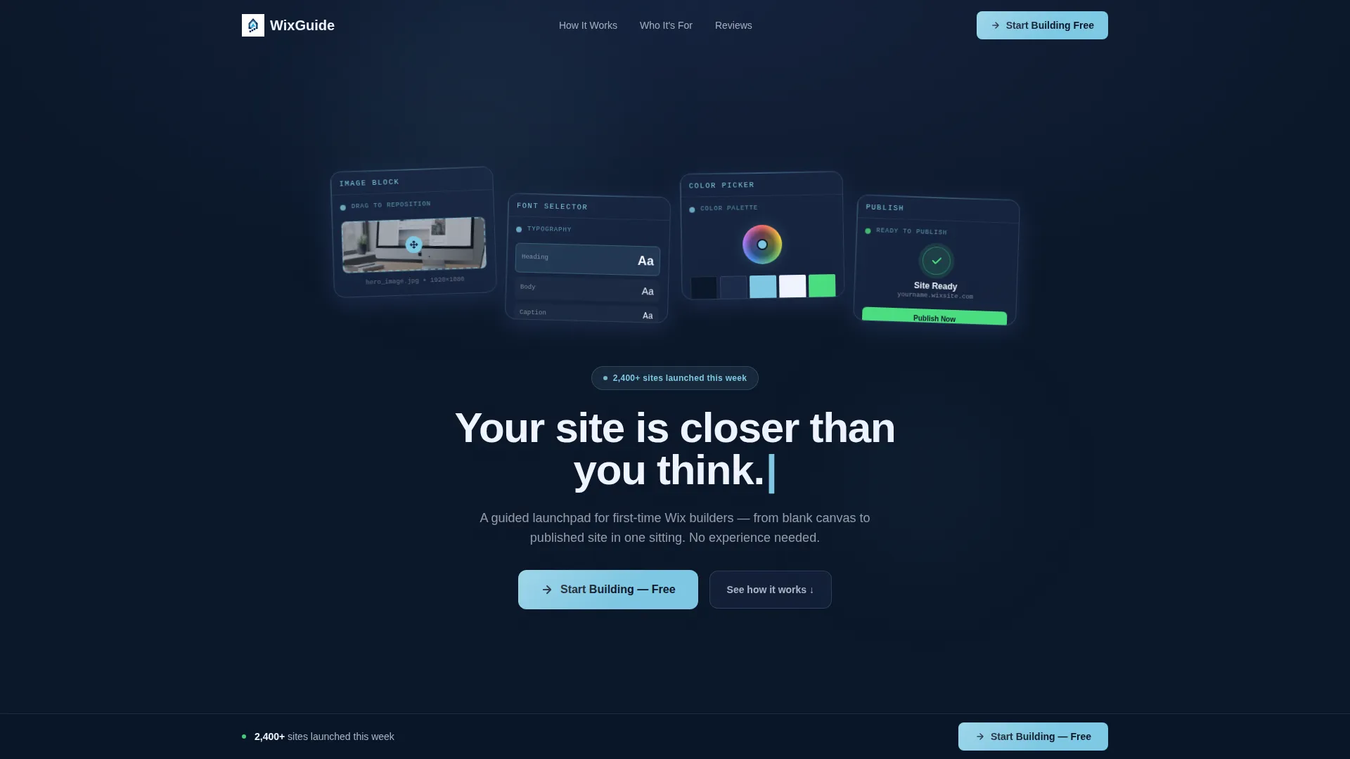 Powerful Wix Guide | Free Website Template | Rocket