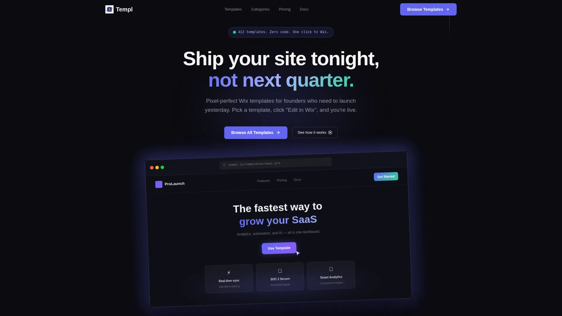 Stunning Wix Library | Free Website Template | Rocket