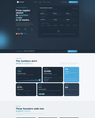 Women's Startup Accelerator Funding Readiness Website Template