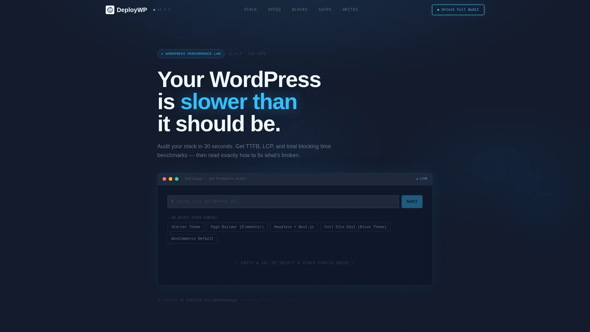 High-Performance WordPress | Free Website Template | Rocket