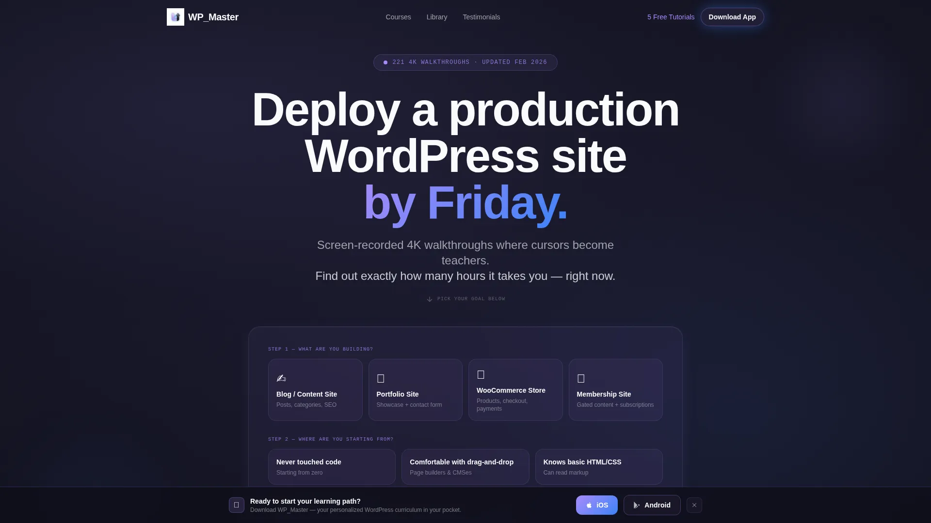 Powerful Tutorial | Free Website Template | Rocket