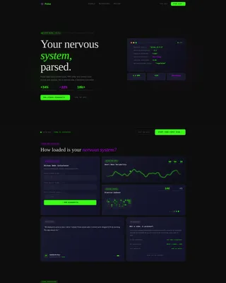 Data-Driven Meditation App Landing Page Template
