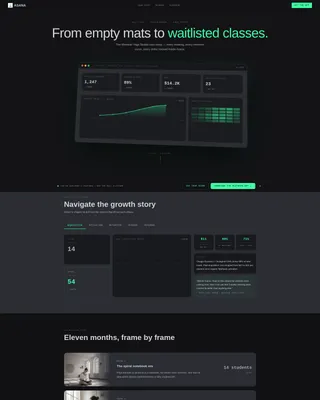 Yoga Studio Portfolio Website Template