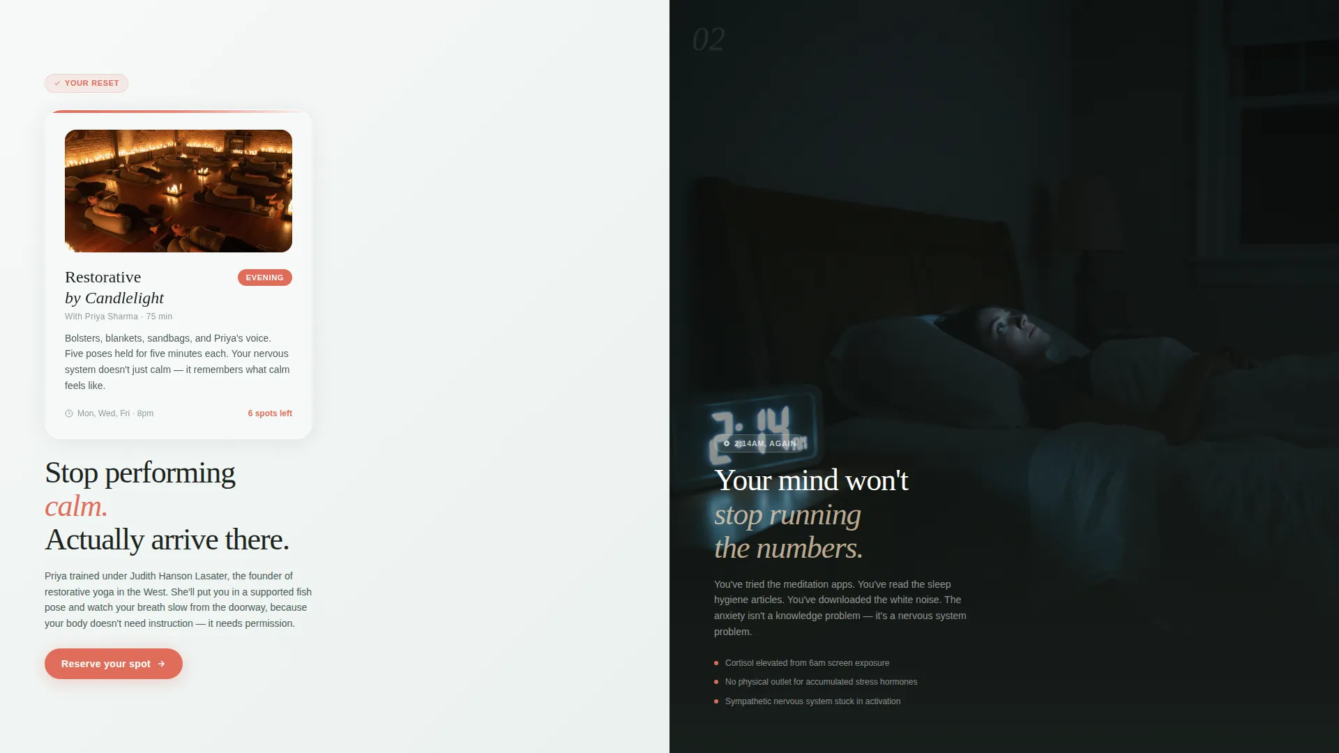 Yoga Studio Professional Website Template