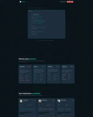 Yoga Studio Booking Confirmation Website Template