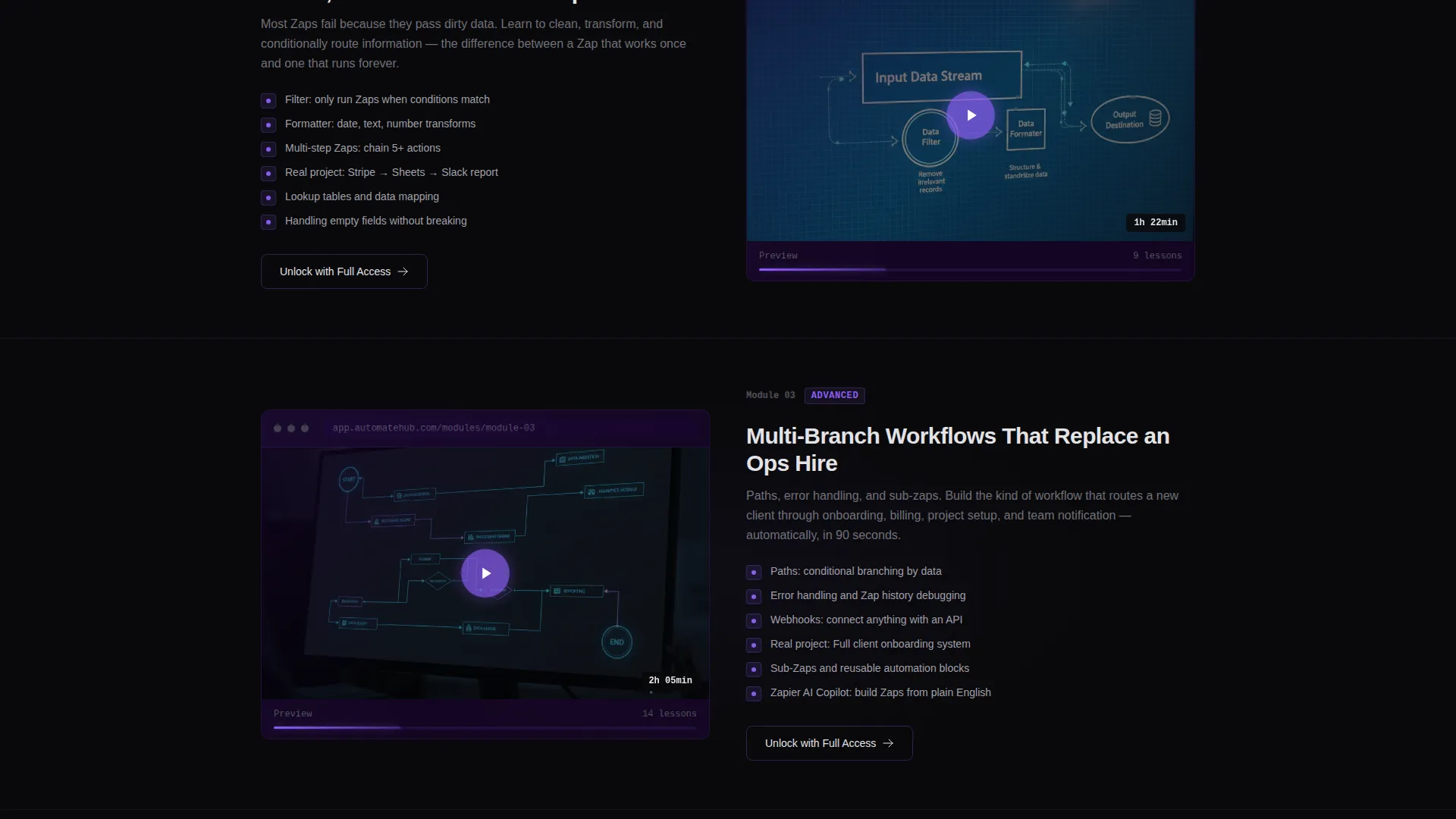 Powerful Zapier | Free Website Template | Rocket