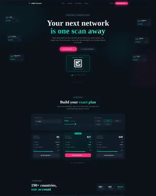 eSIM Provider Landing Page Template for Travelers