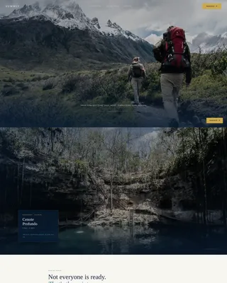 High-End Adventure Sports Tourism Booking Website Template