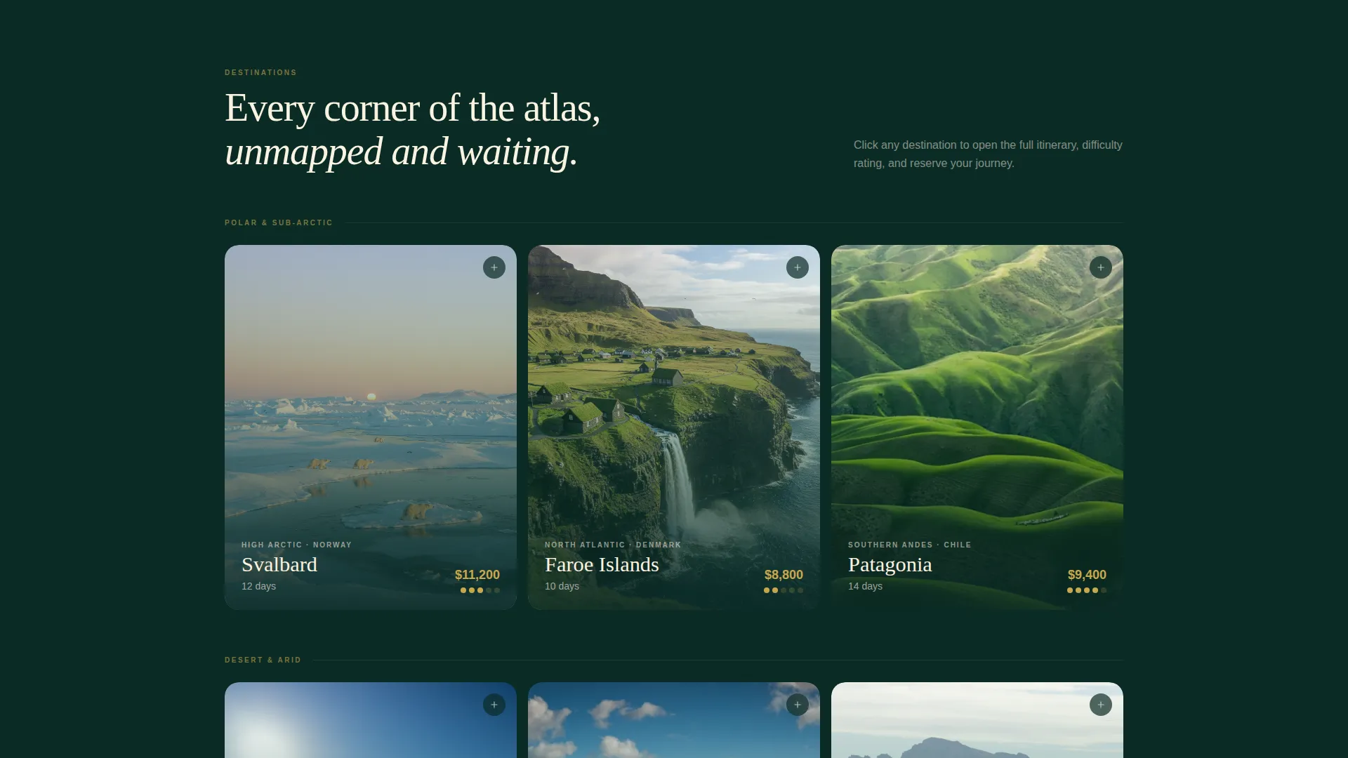 Luxury Adventure Travel Agency Landing Page Template