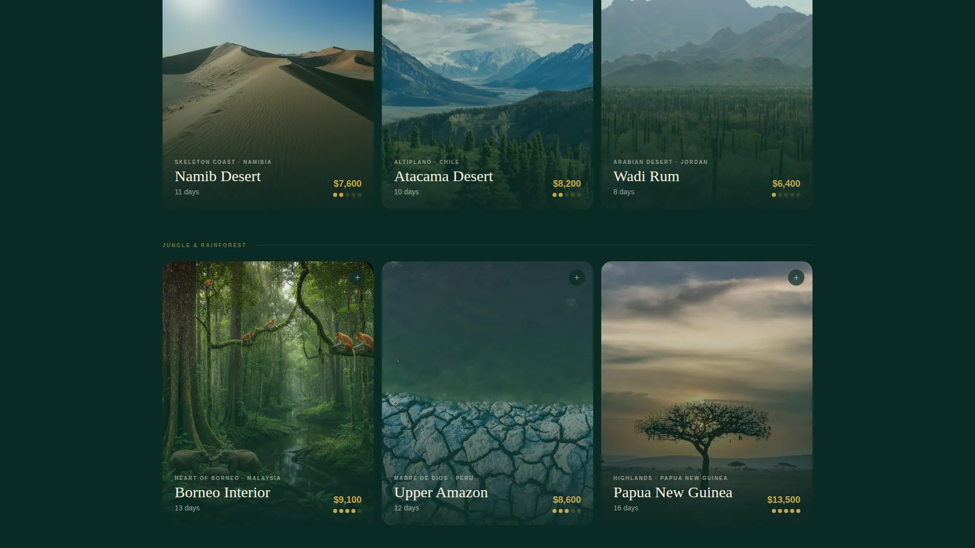 Luxury Adventure Travel Agency Landing Page Template