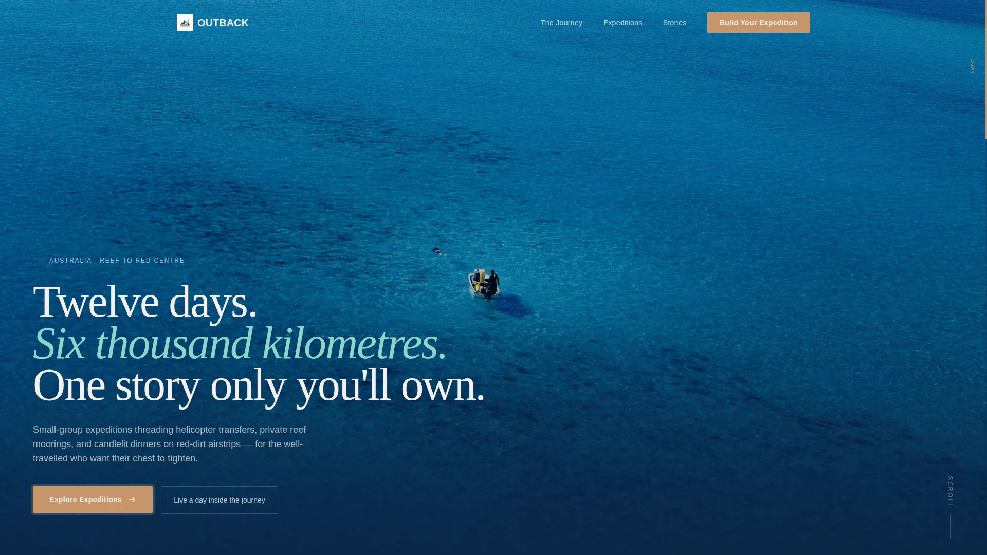 Luxury Australia Adventure Tour Landing Page Template
