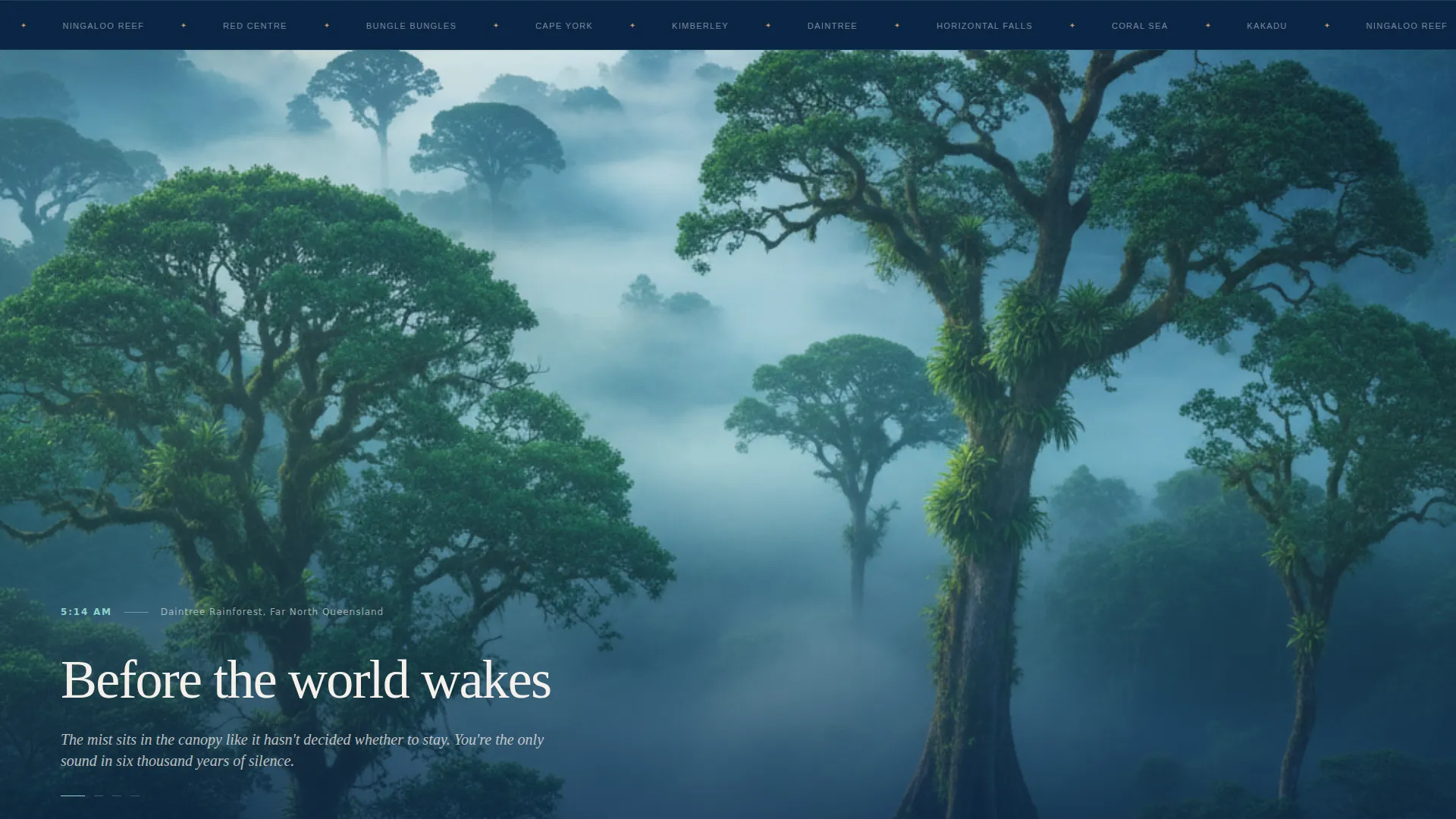 Luxury Australia Adventure Tour Landing Page Template