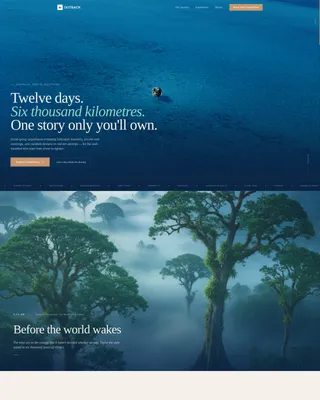 Luxury Australia Adventure Tour Landing Page Template