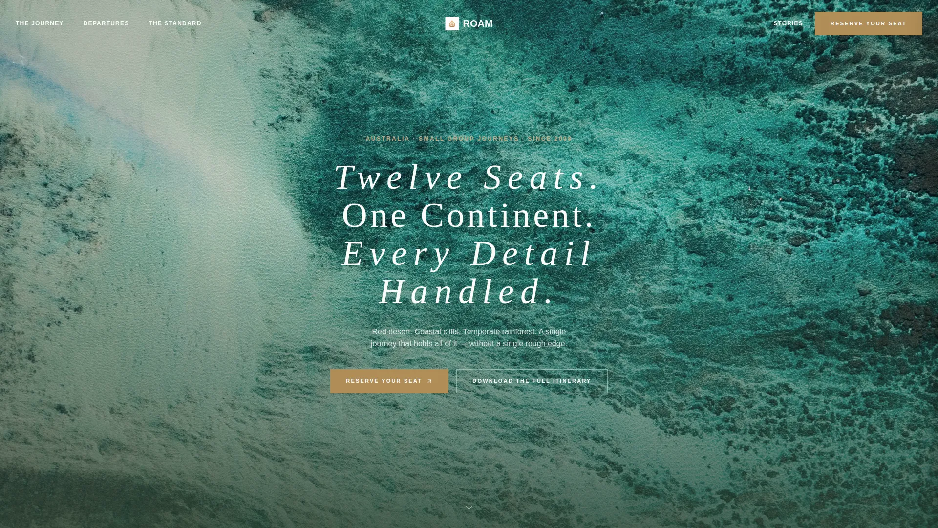 Luxury Australia Group Tour Landing Page Template
