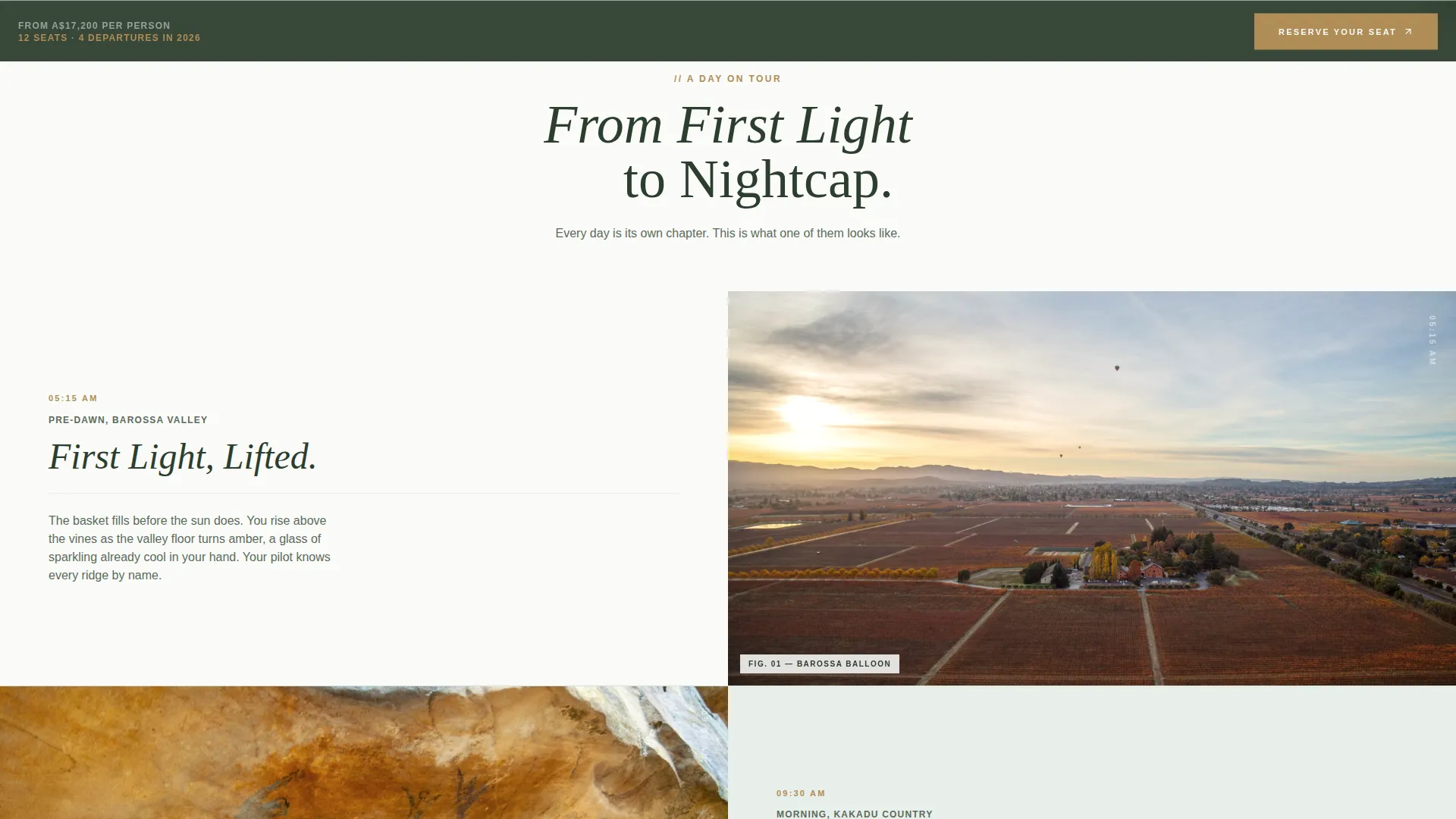 Luxury Australia Group Tour Landing Page Template