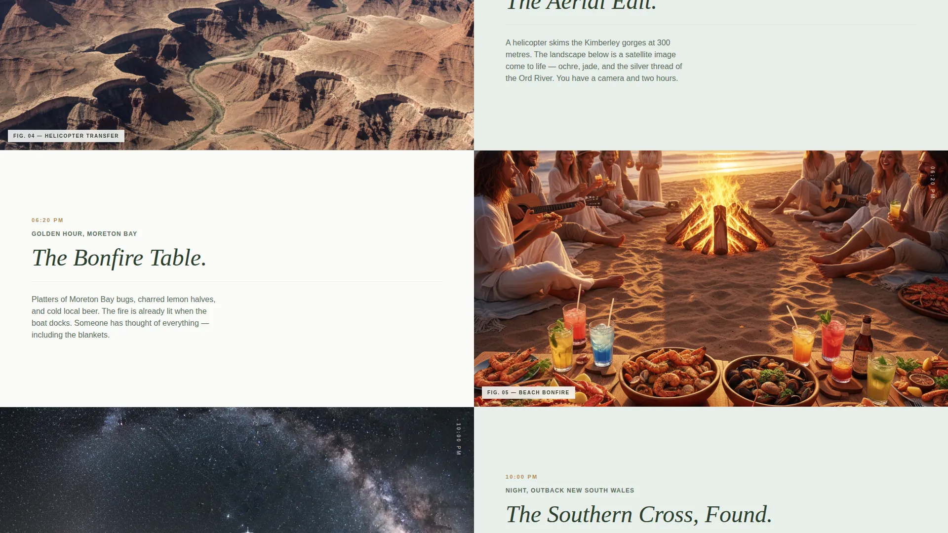 Luxury Australia Group Tour Landing Page Template