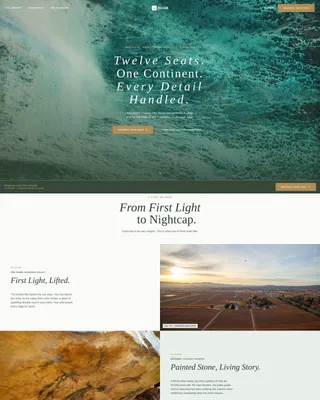 Luxury Australia Group Tour Landing Page Template