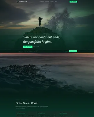 Australia Photography Tour Landing Page Template