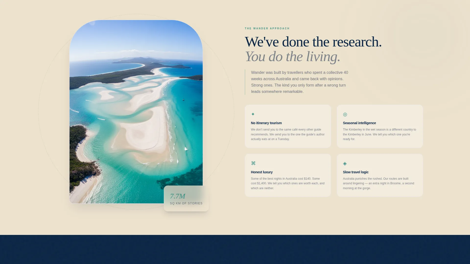 Immersive Australia Travel Landing Page Template