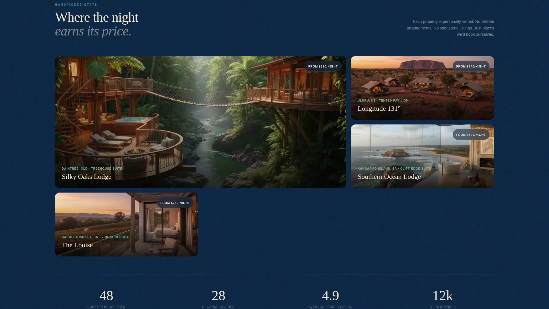 Immersive Australia Travel Landing Page Template