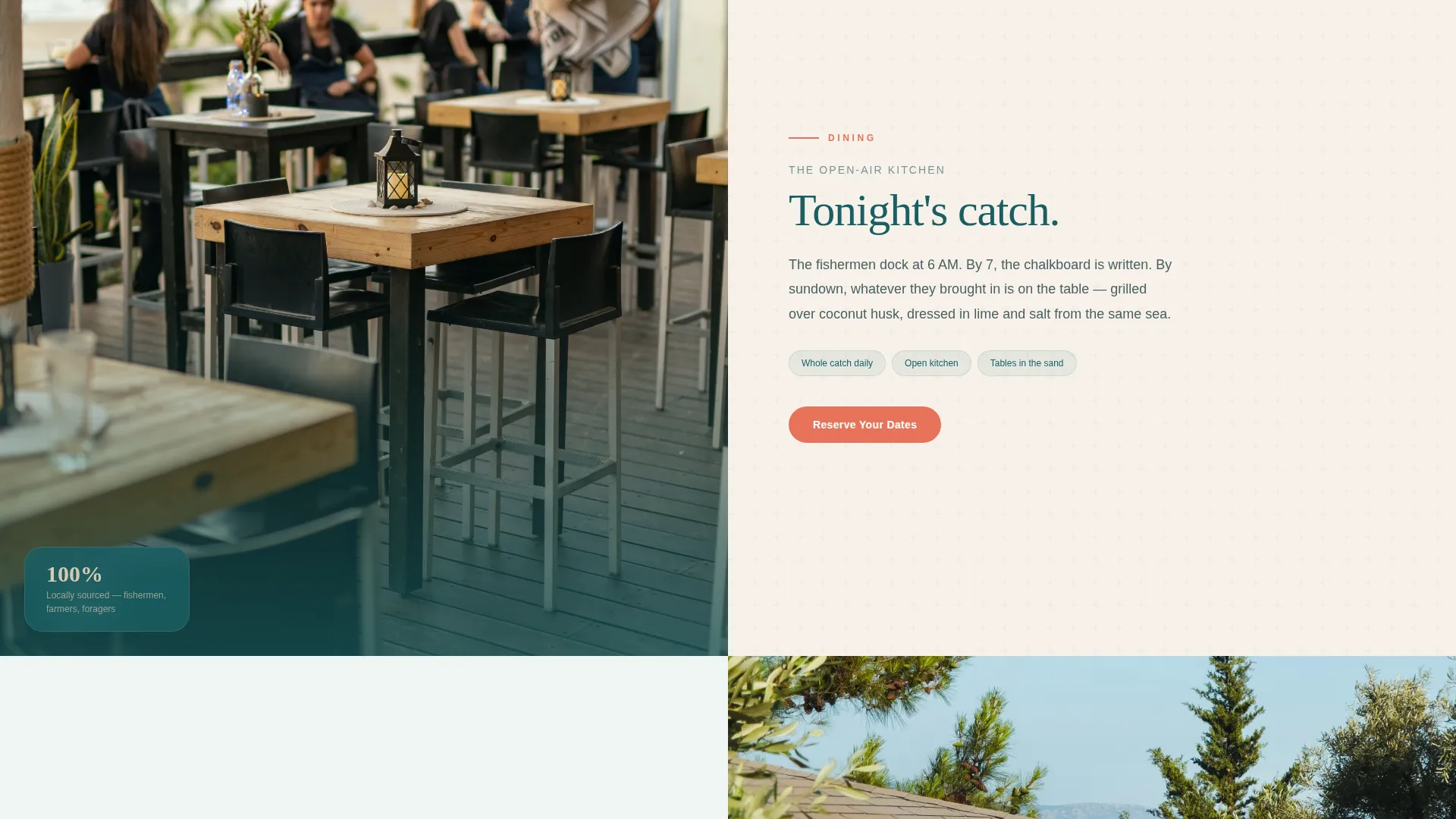 Beach Resort Landing Page Template