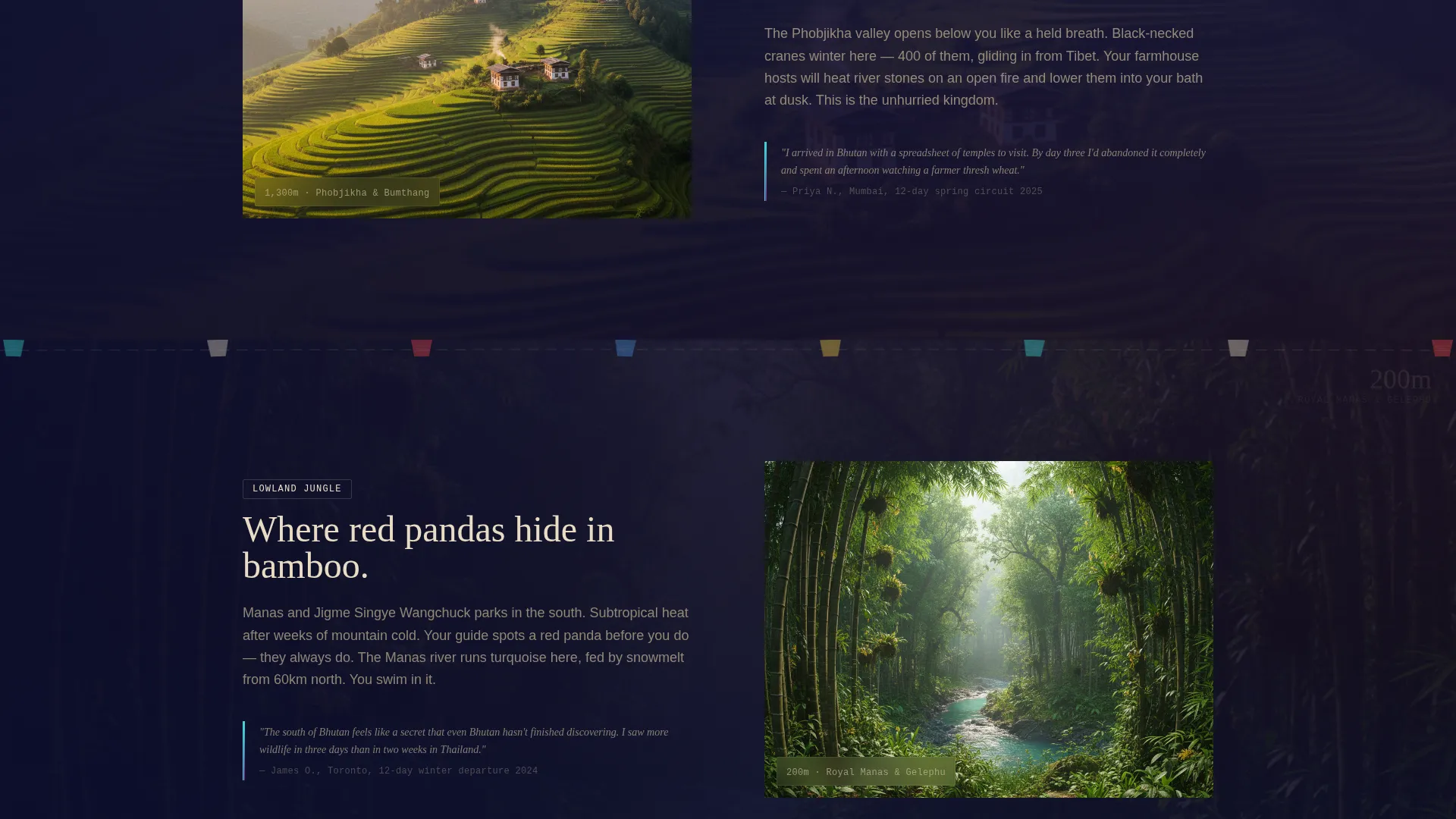 Immersive Bhutan Solo Travel Guide Landing Page