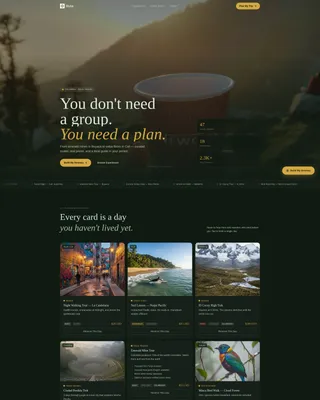 Colombia Solo Travel Guide Landing Page Template
