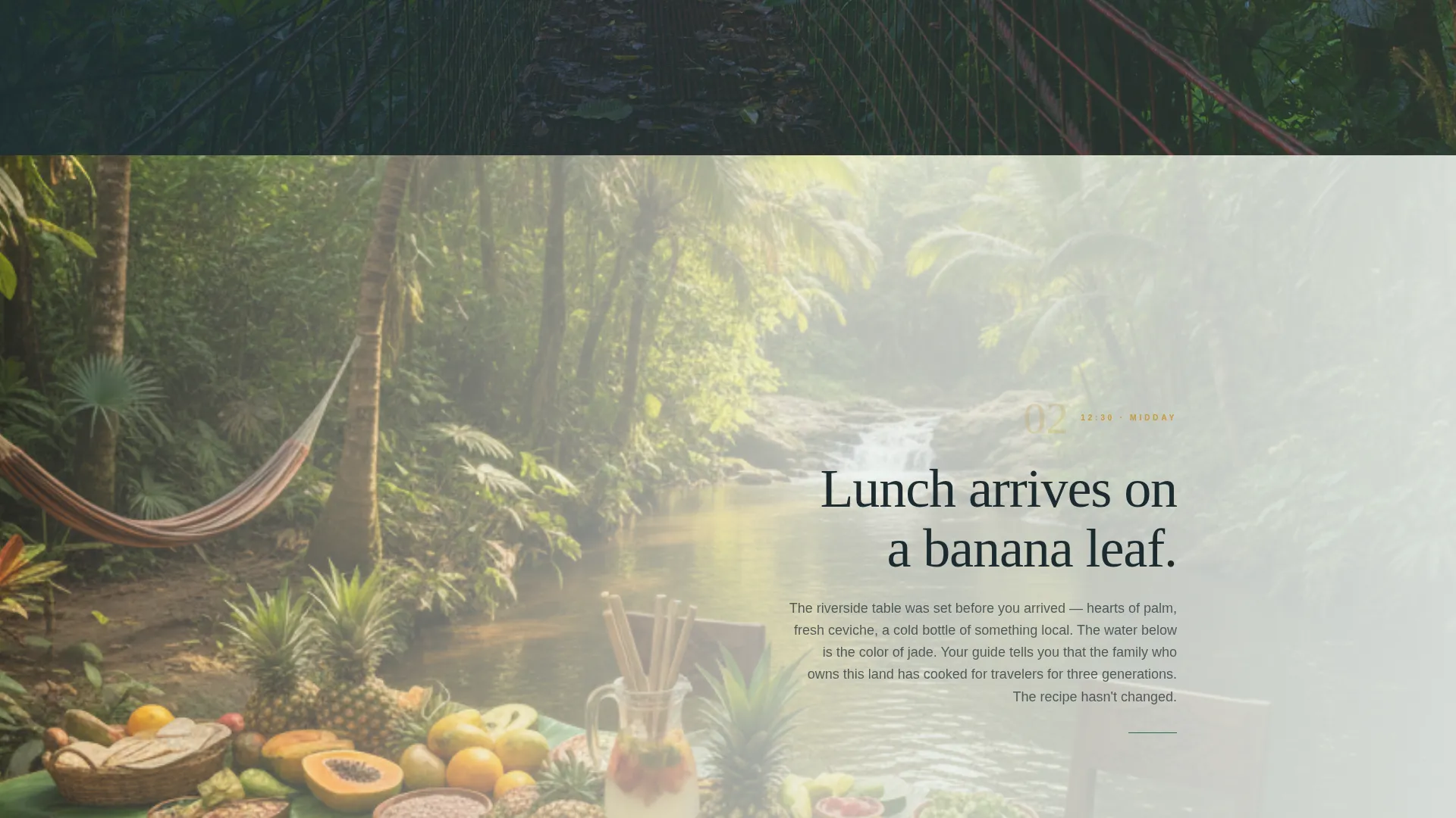 Immersive Luxury Travel Landing Page Template