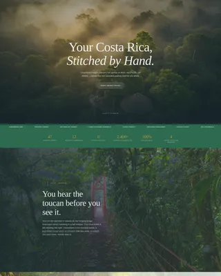 Immersive Luxury Travel Landing Page Template