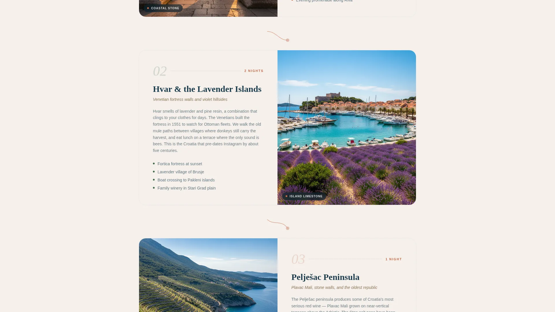 Immersive Dalmatian Travel Landing Page Template